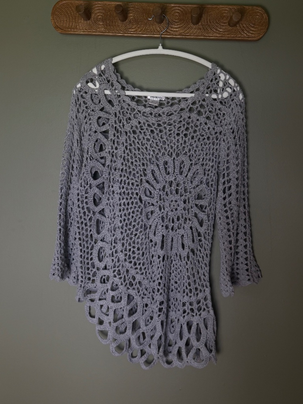 Vintage crochet tunic